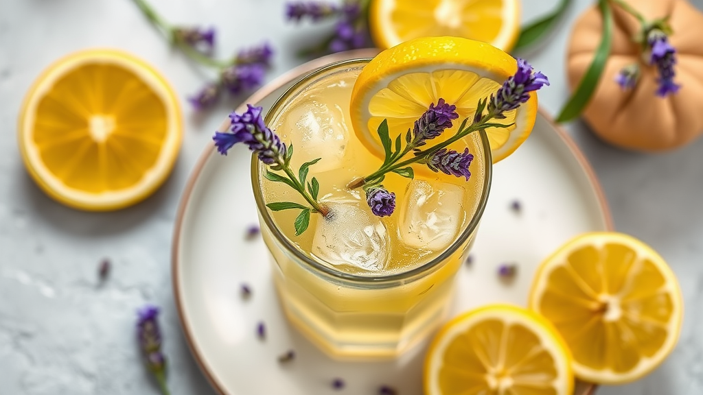 Honey-Lavender Lemonade