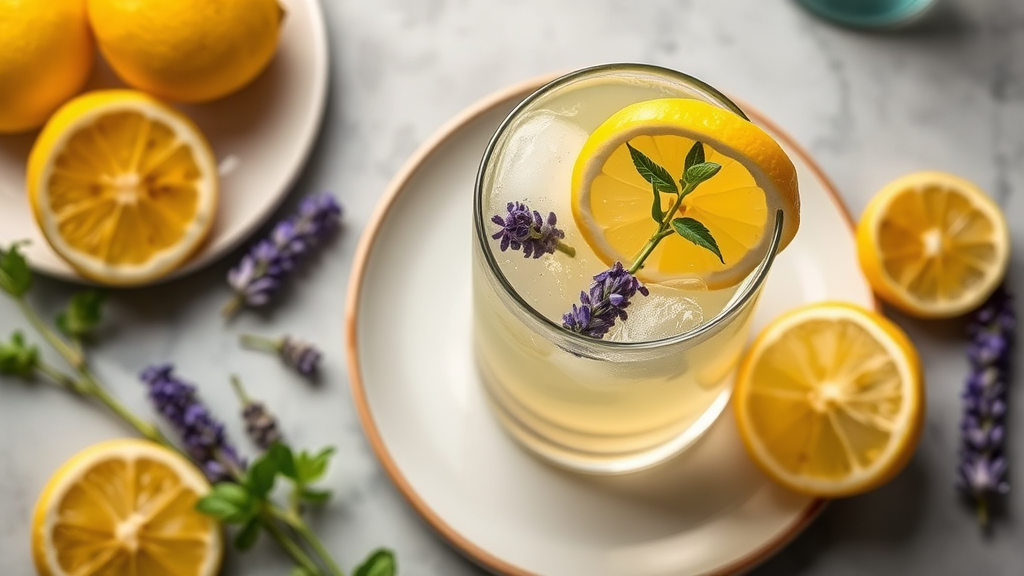 Honey-Lavender Lemonade