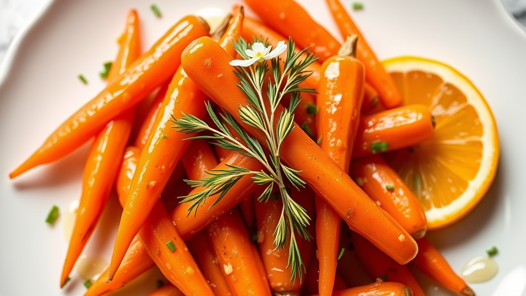 Honey-Orange Glazed Baby Carrots