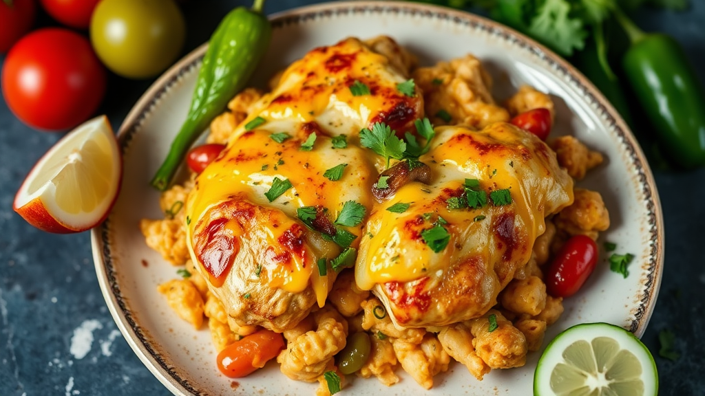 Jalapeno Popper Chicken Casserole