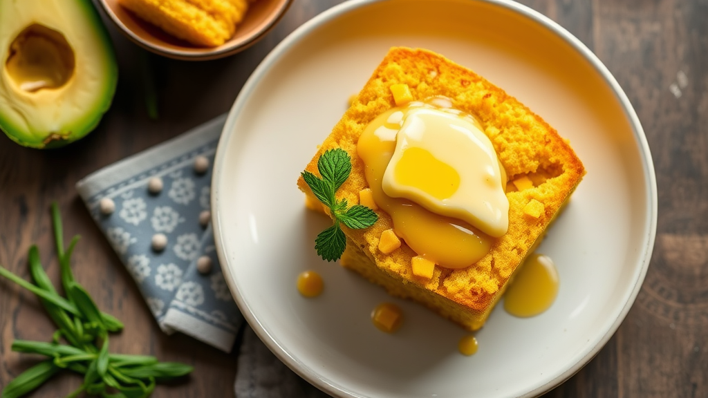 Jalapeño Cornbread with Honey Butter