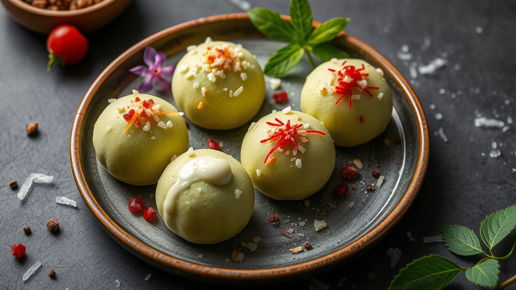 Japanese-Inspired Matcha Mochi Bites