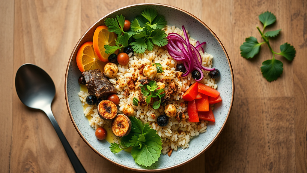 Kangaroo Rice Bowl with Native Bush Spices