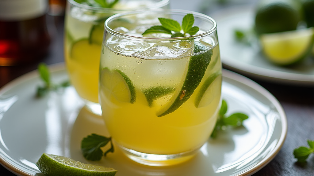Key Lime Balsamic Spritzer