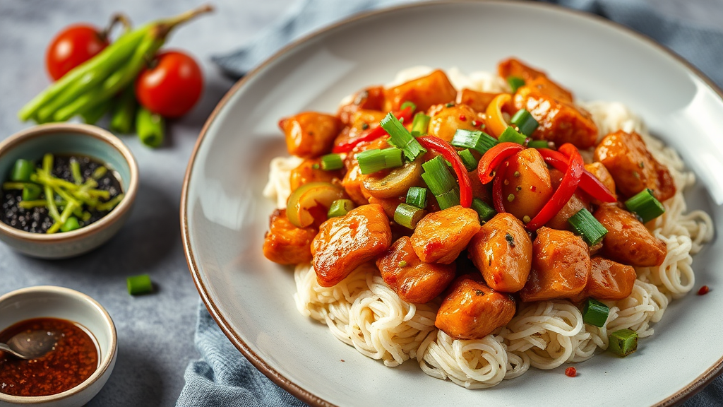 Kung Pao Chicken with a Twist
