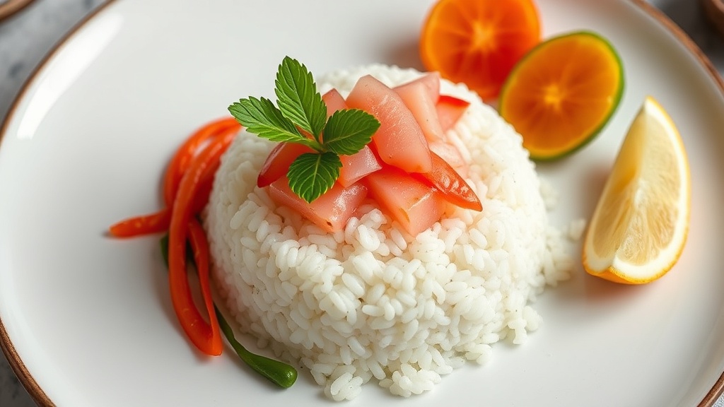 Law Chingri with Coconut Rice