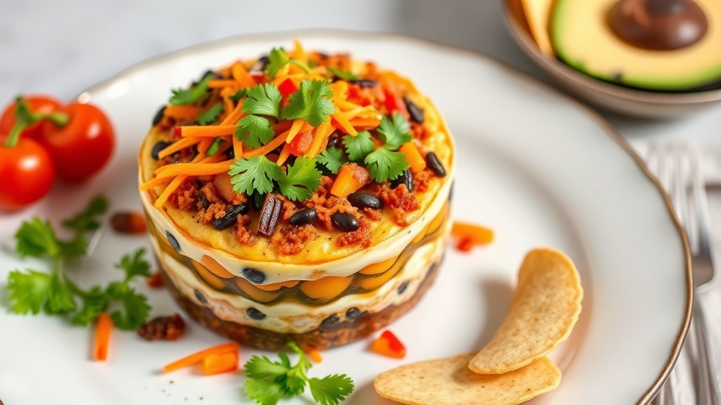 Layered Taco Dip with a Twist