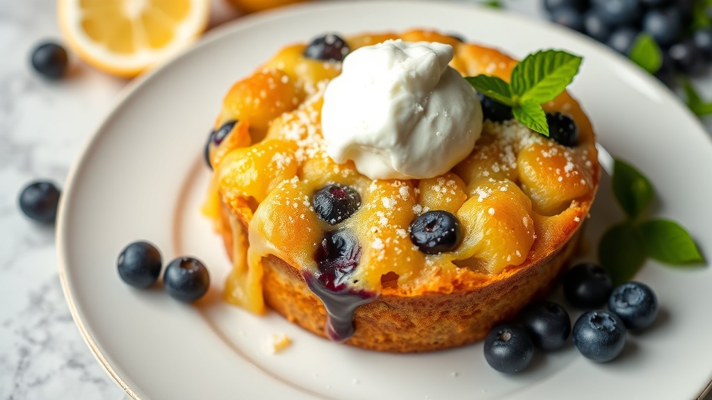 Lemon Blueberry Dump Cake