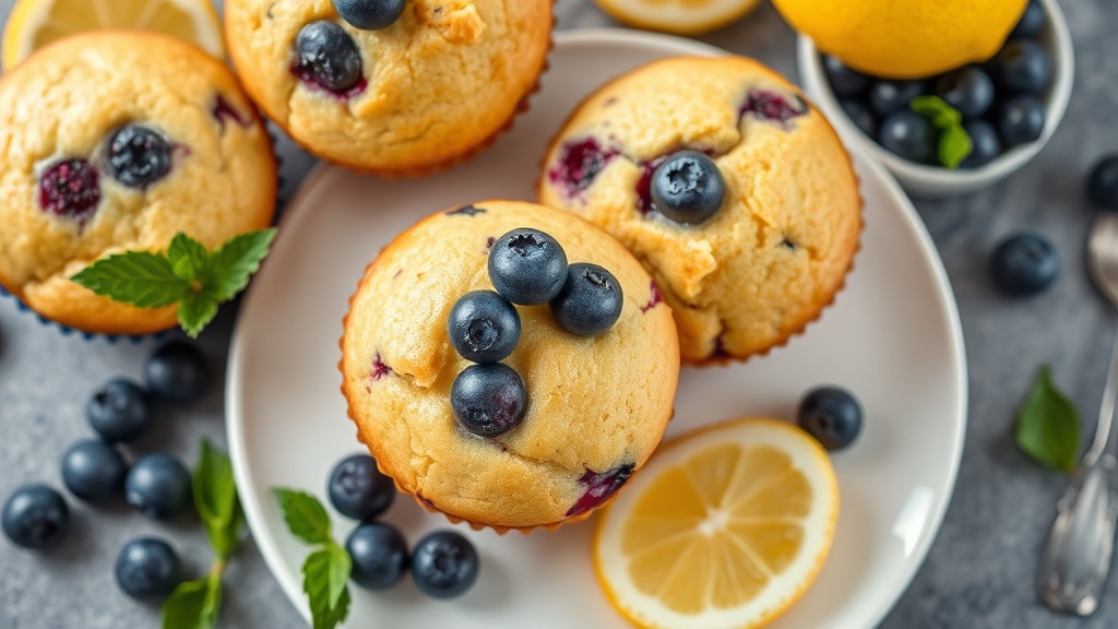 Lemon Blueberry Muffins