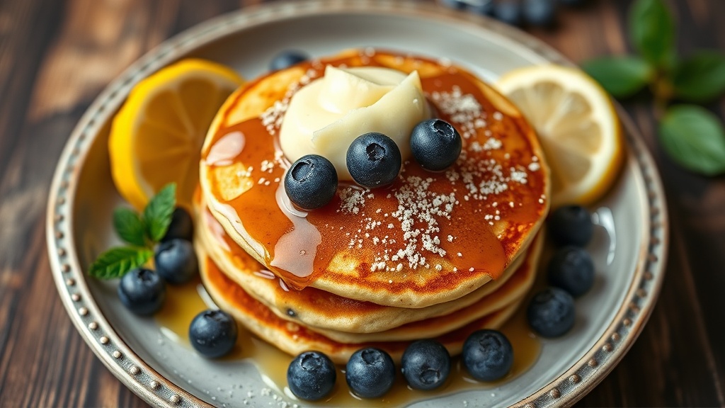 Lemon Blueberry Pancakes