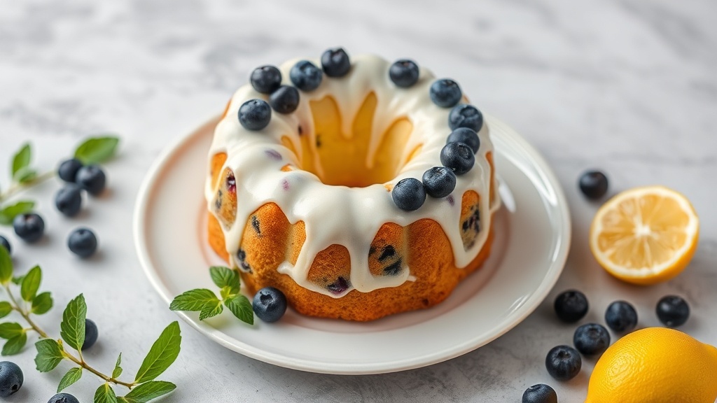 Lemon Blueberry Pound Cake