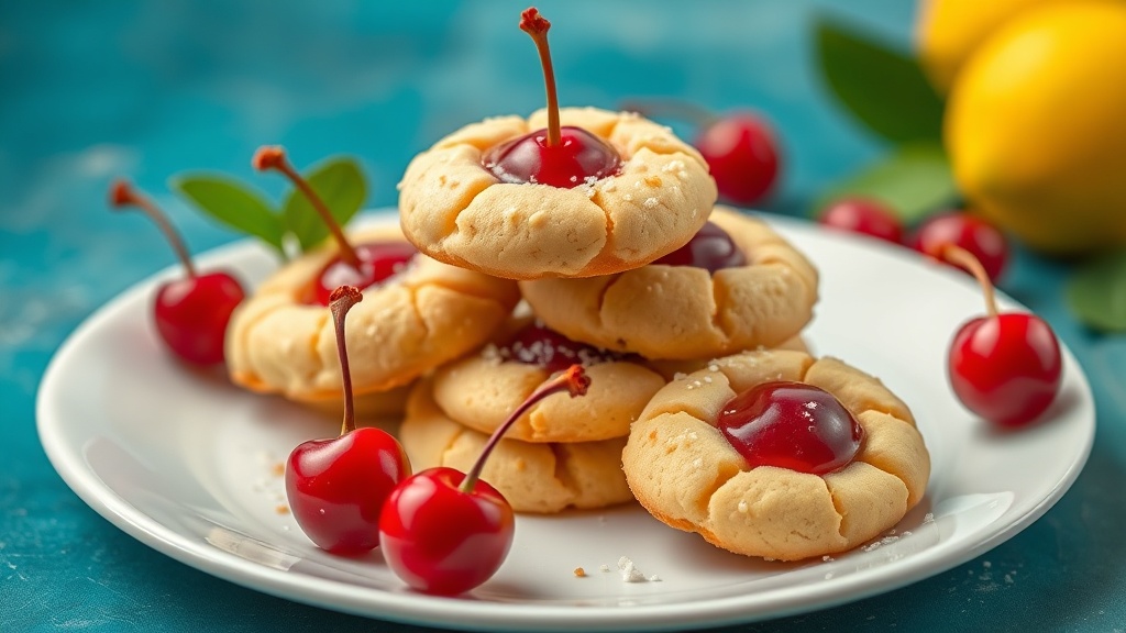 Lemon Cherry Cookies