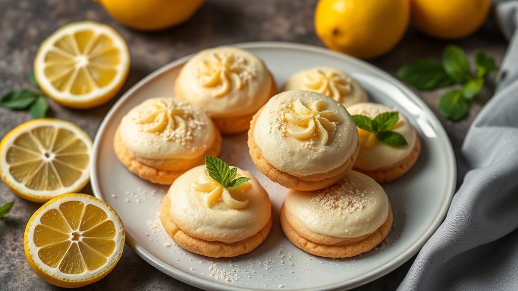 Lemon Cream Butter Cookies