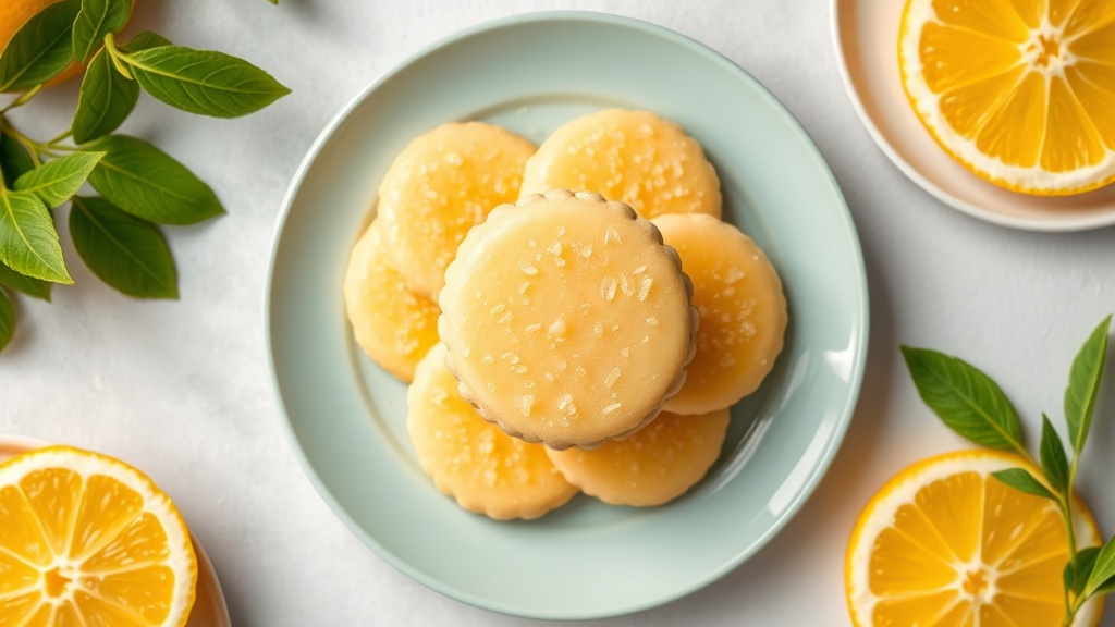 Lemon Custard Sugar Cookies