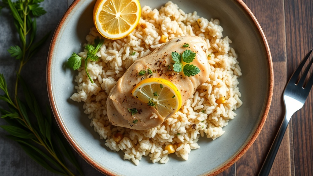 Lemon Herb Chicken and Rice