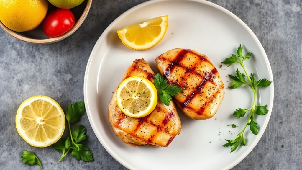 Lemon Herb Grilled Chicken Thighs