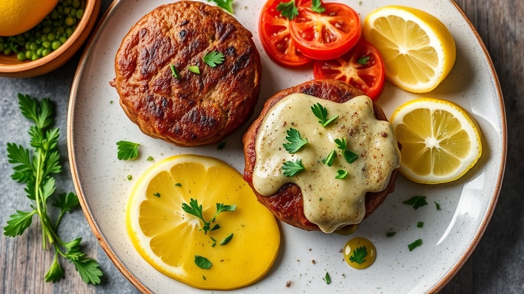Lemon Herb Marinade for Hamburgers