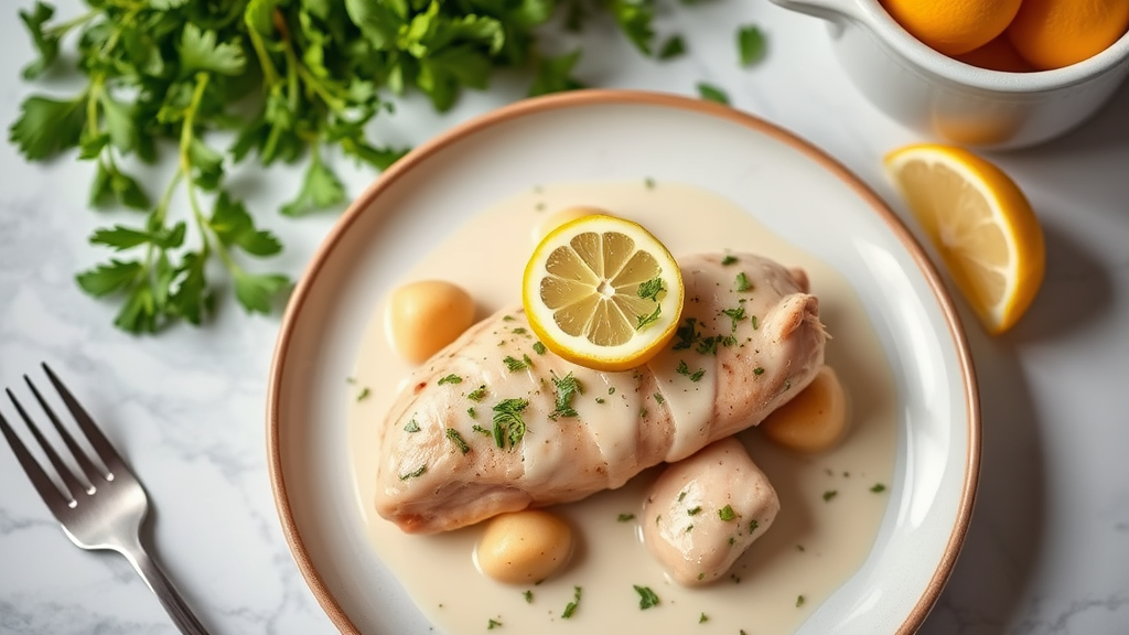 Lemon Herb Milk-Braised Chicken