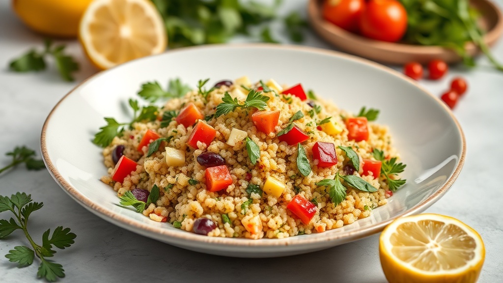 Lemon Herb Quinoa Salad