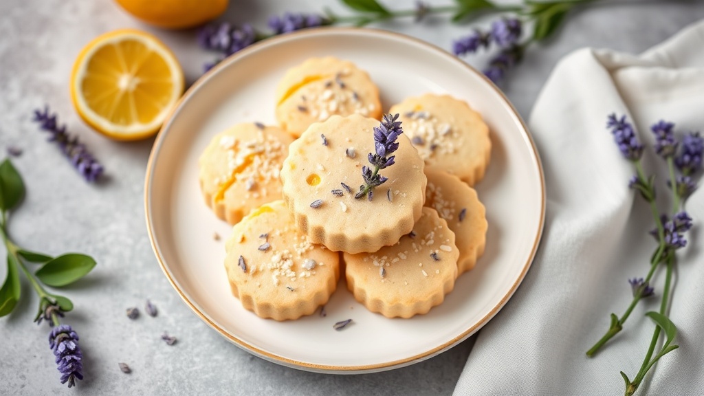 Lemon Lavender Shortbread