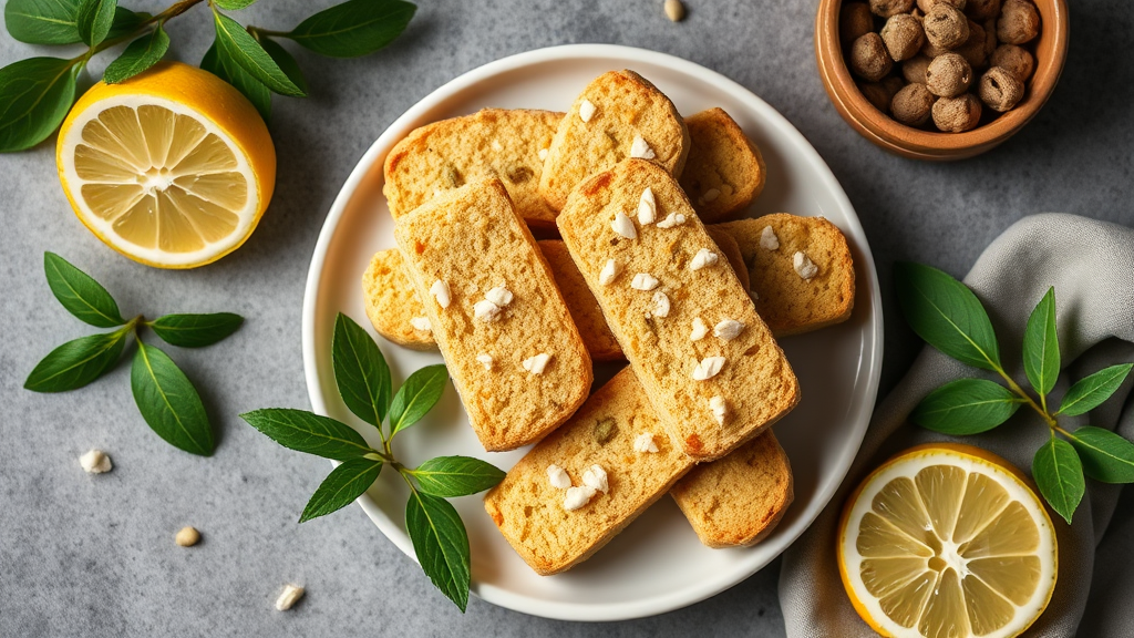 Lemon Olive Oil Biscotti