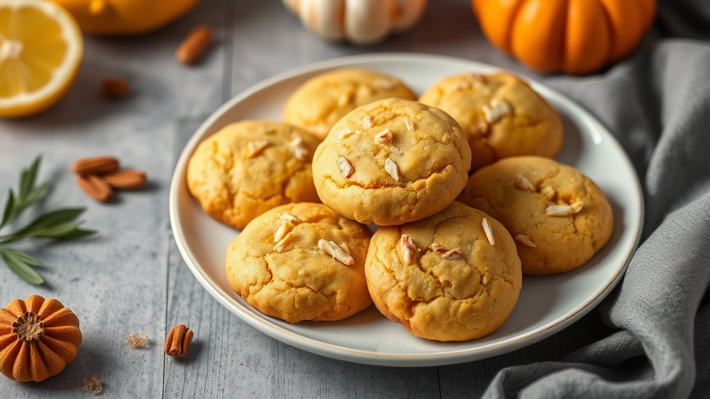 Lemon Pumpkin Cookies