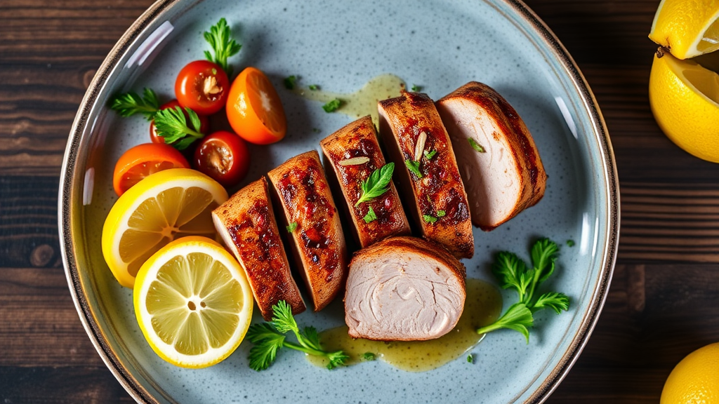 Lemon-Capered Pork Tenderloin