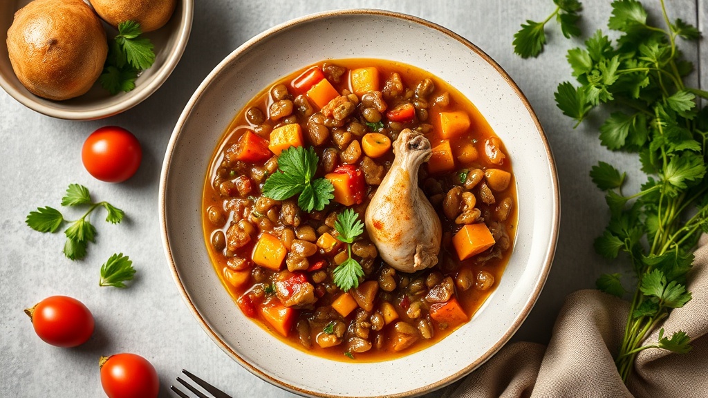Lentil and Chicken Stew