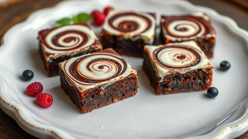 Low Carb Cream Cheese Swirl Brownies