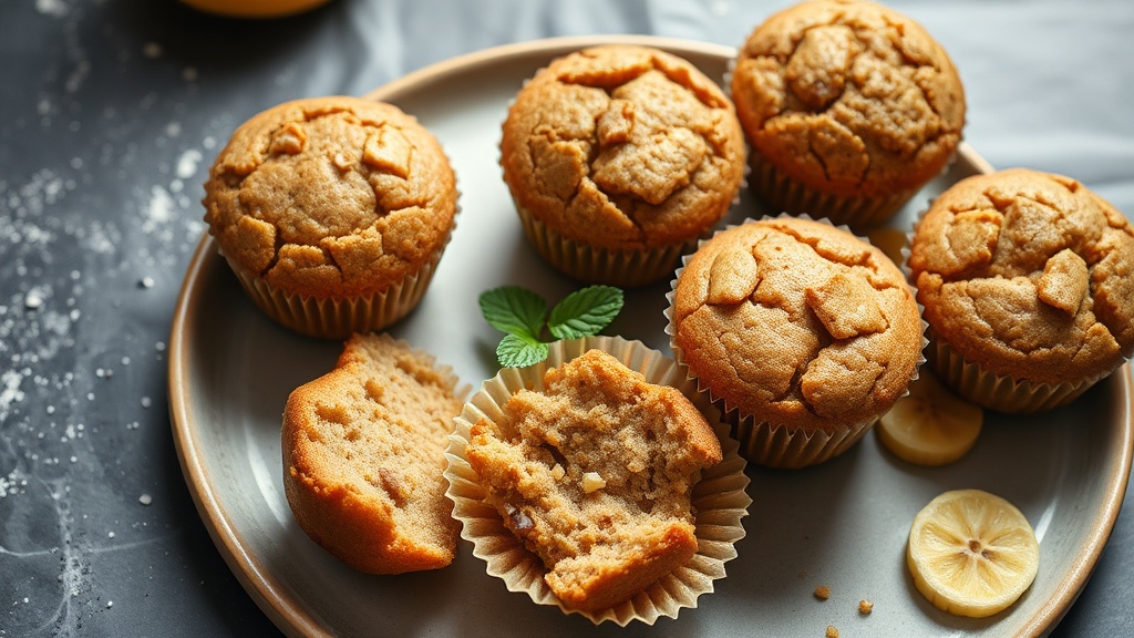 Low Sugar Diabetic Friendly Banana Muffins