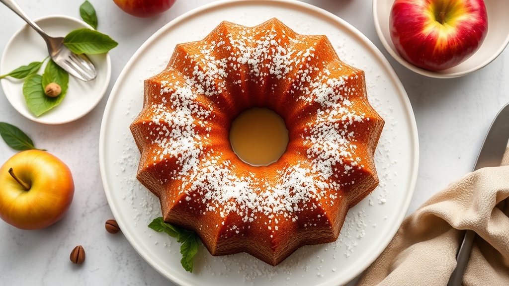 Low-Fat Greek Yogurt Apple Bundt Cake