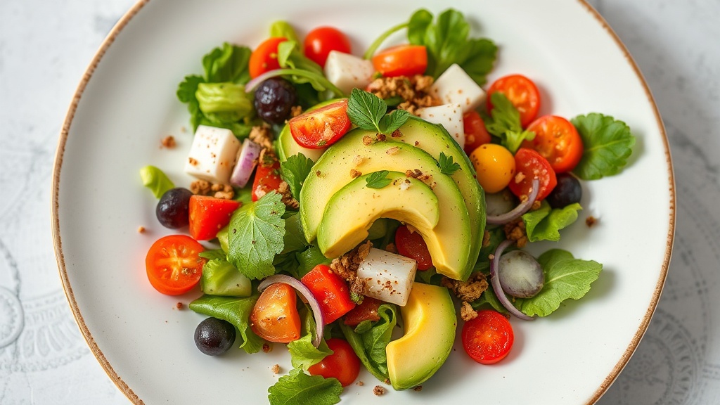 Makhana and Avocado Salad