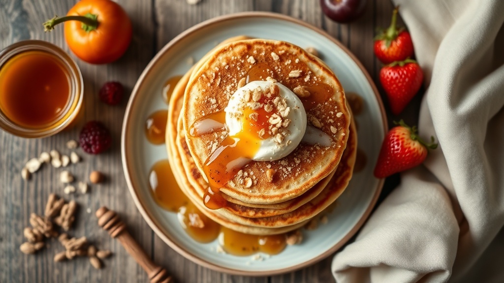 Maple Brown Sugar Oat Milk Pancakes