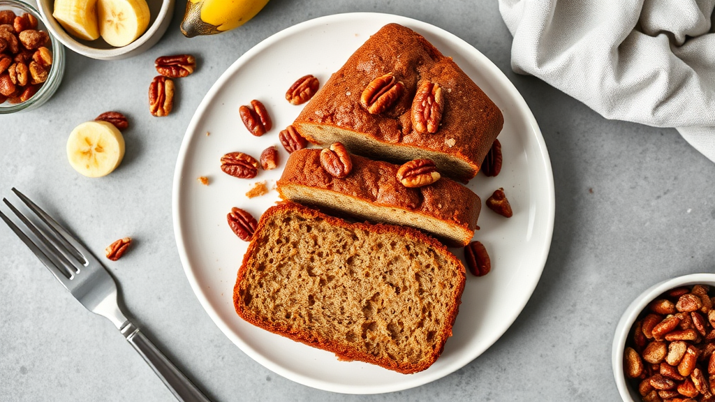 Maple Pecan Banana Bread