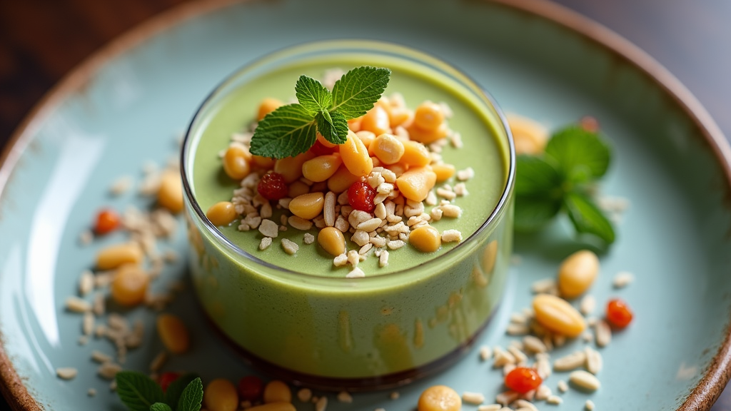 Matcha Almond Butter Parfait