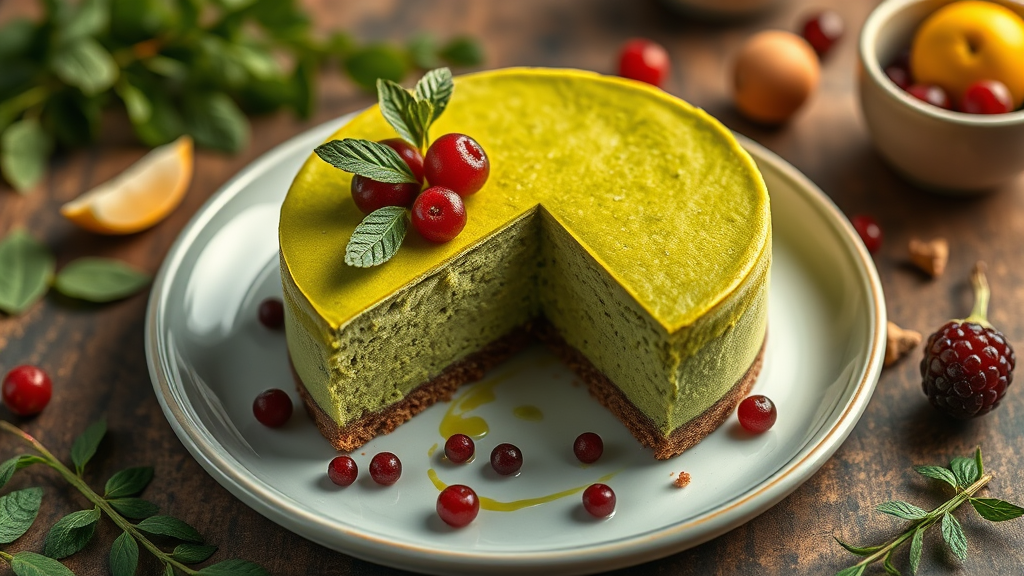 Matcha Green Tea Cheesecake