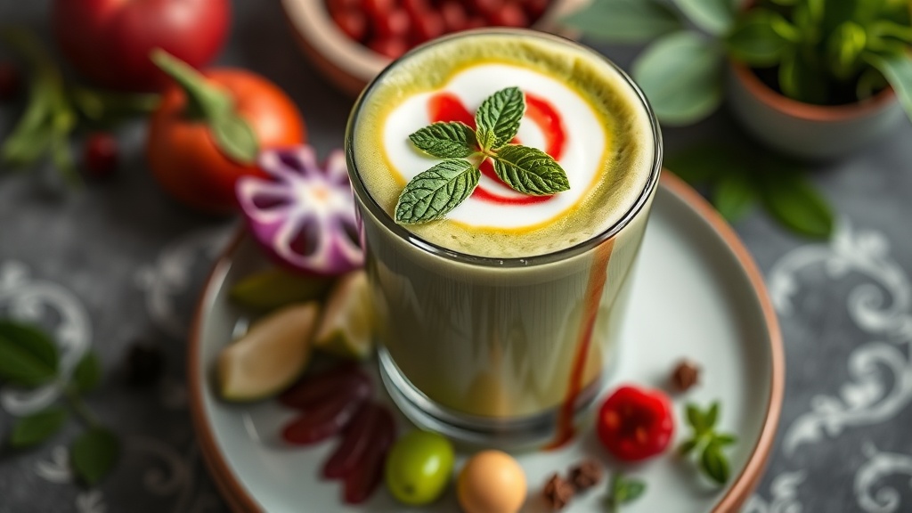 Matcha Latte with a Twist