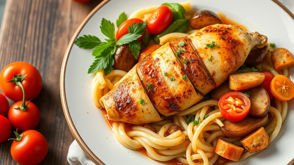 Mediterranean Chicken and Vegetable Bake