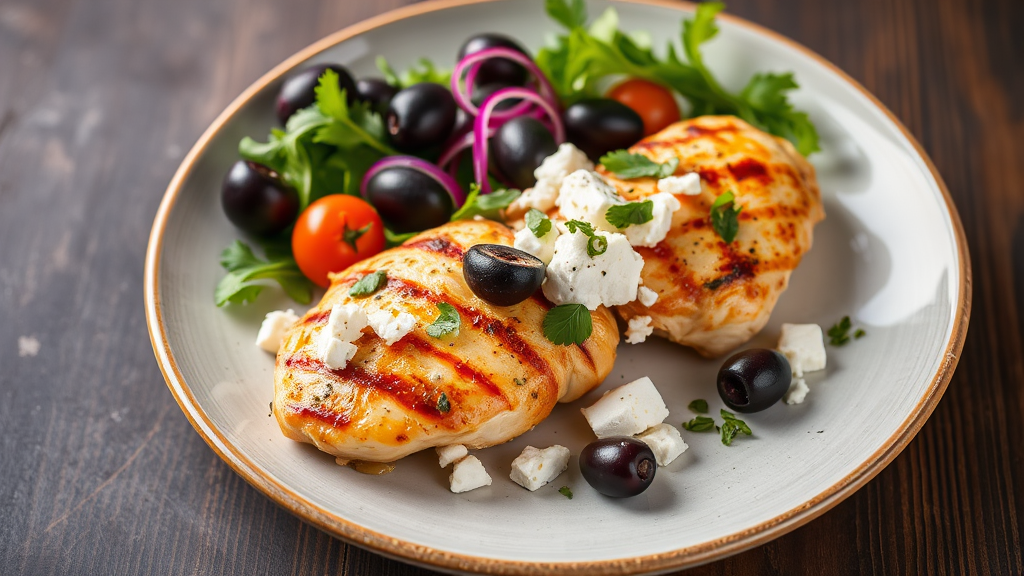 Mediterranean Chicken with Feta and Olives