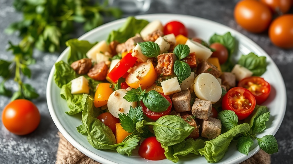 Mediterranean Italian Chopped Salad