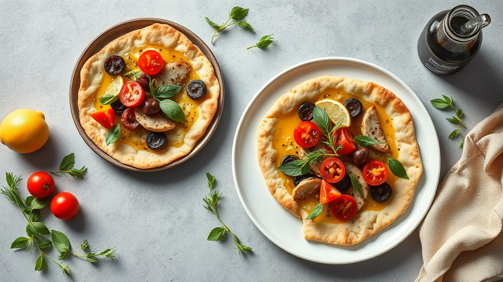 Mediterranean Olive Oil Flatbread