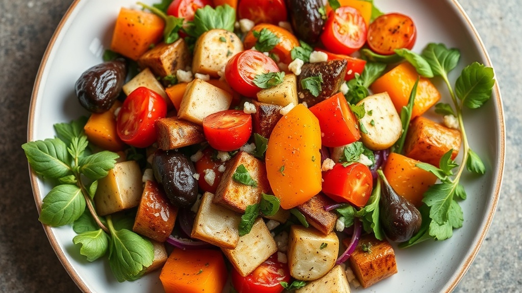 Mediterranean Roasted Vegetable Salad