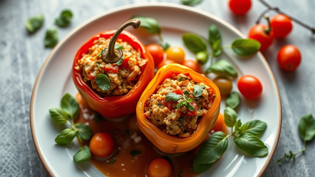 Mediterranean Stuffed Peppers