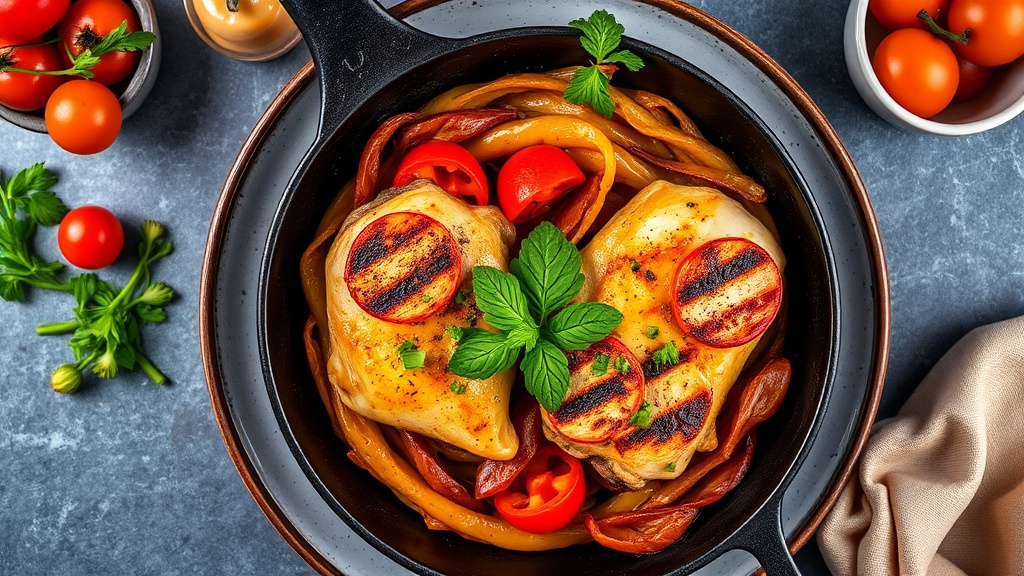 Mediterranean Tilt Skillet Chicken