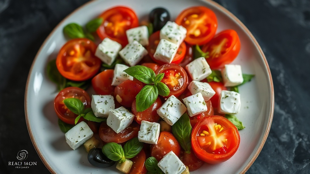 Mediterranean Tomato and Feta Salad