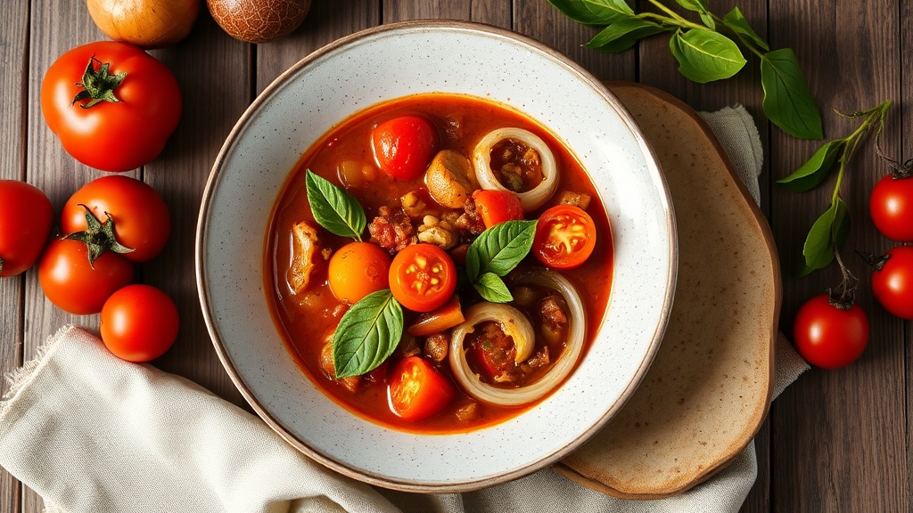 Mediterranean Tomato and Onion Stew