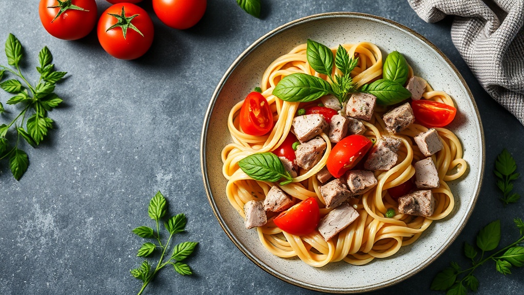 Mediterranean Tuna Pasta Salad