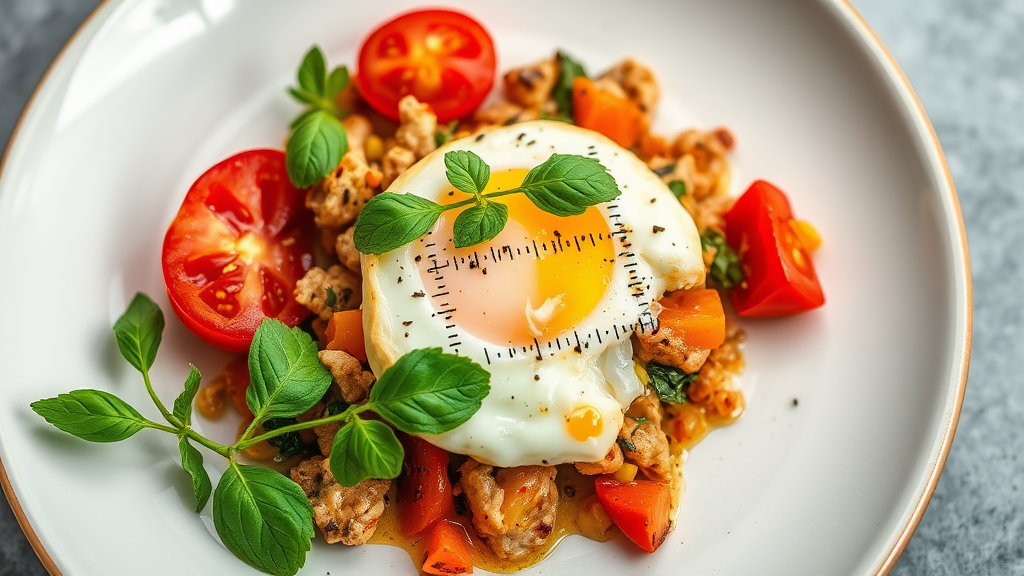 Mediterranean Tuna, Tomato, and Egg Bake