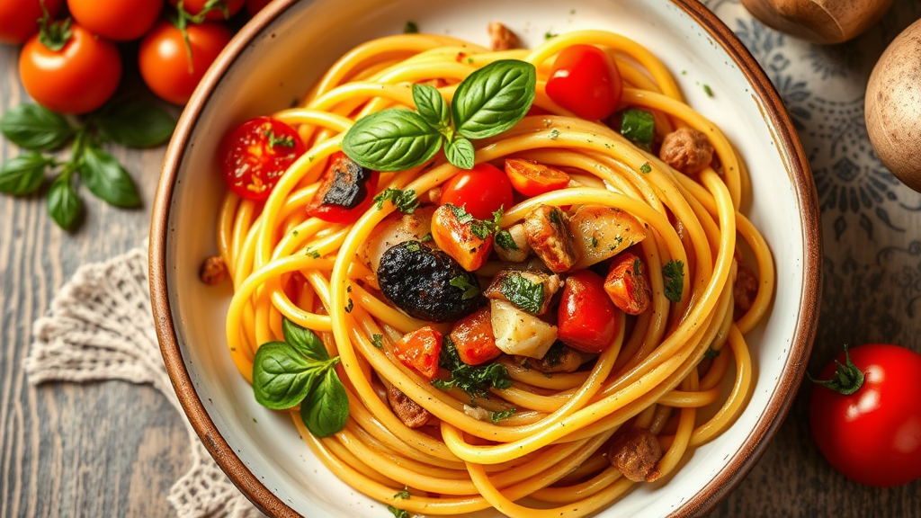 Mediterranean Vegetable Pasta