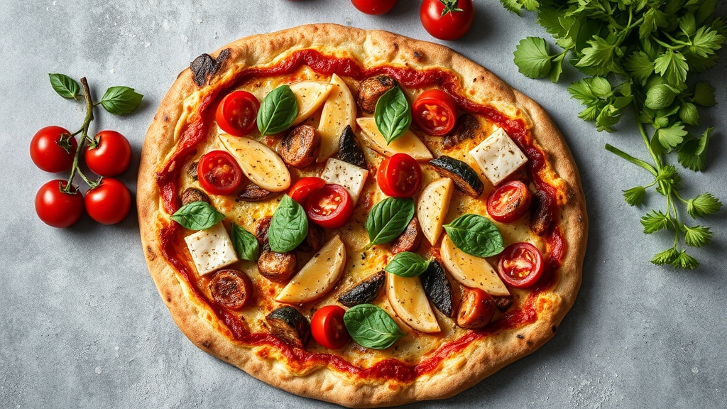 Mediterranean Veggie Pizza